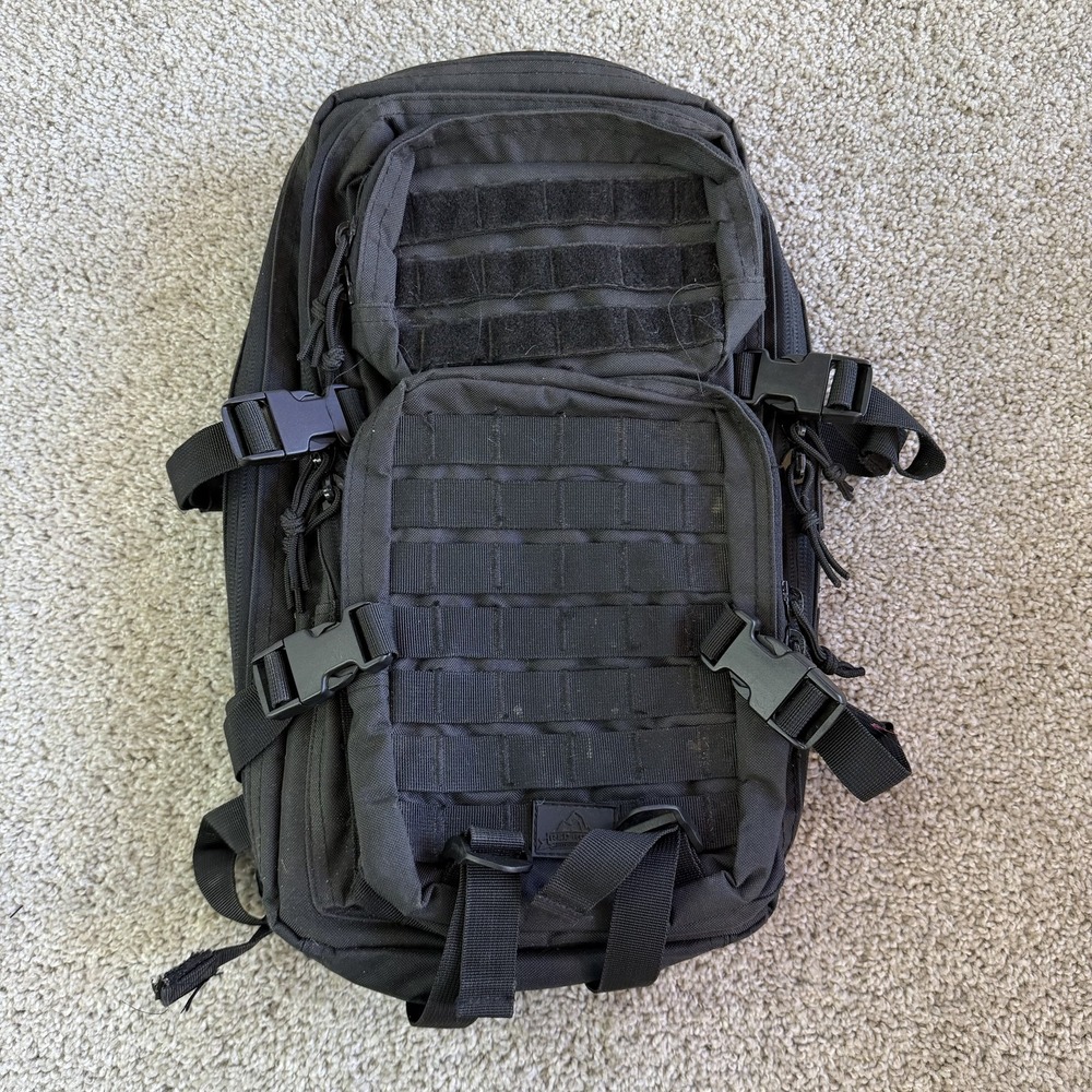 Red Rock Outdoor Gear Tactical Backpack Black One Size MOLLE Zip Camping